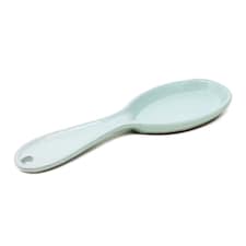 Verano Spanish Ceramics Rustic Pastel Spoon Rest - 27cm Pale Green