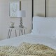 image 2 of ValueLights Marissa Dimmable Polished Silver Table Lamp and E14 Candle LED 5W Warm White 3000K Bulb White