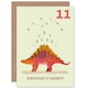 image 1 of Dinosaur Stegosaurus 11 Year old Child Kids 11th Birthday Card