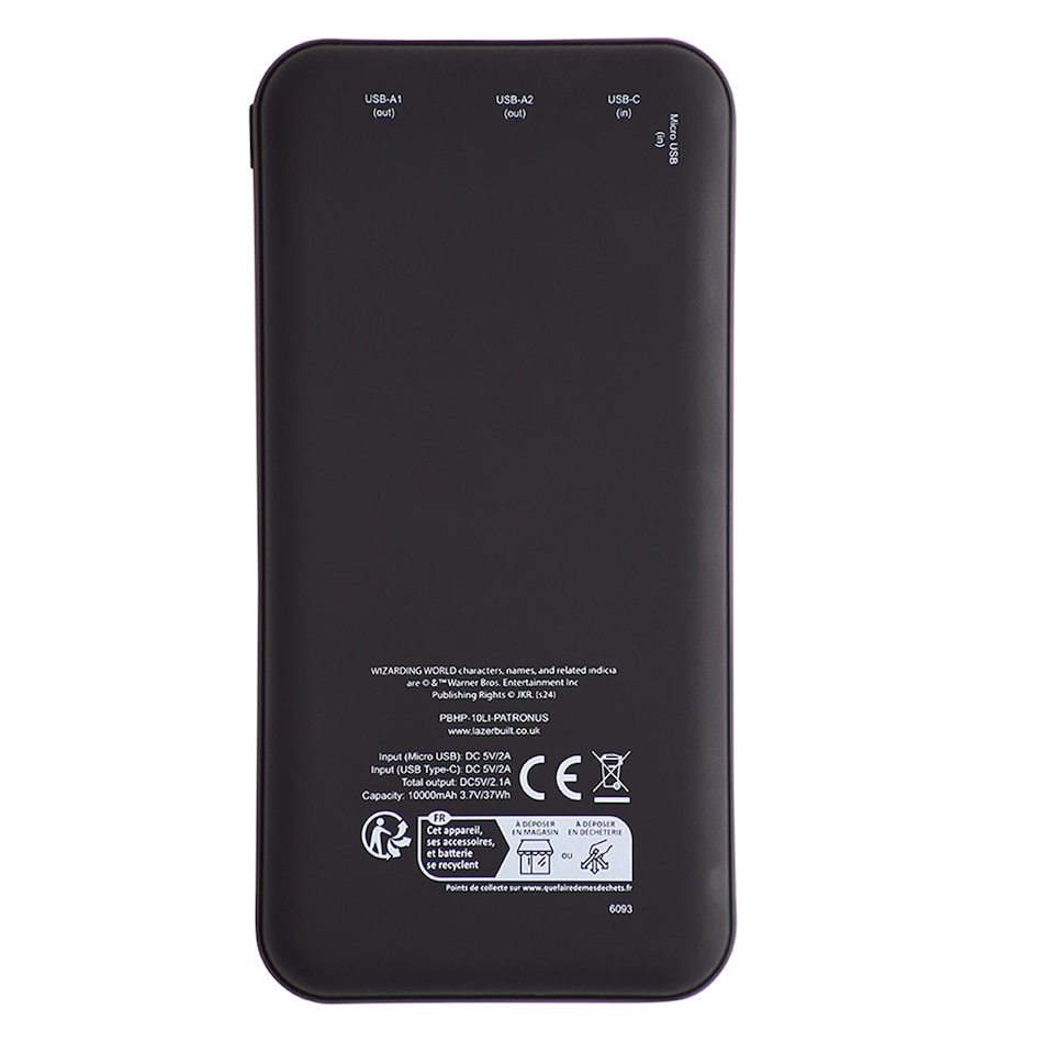 image 1 of Lazerbuilt Harry Potter 10000 mAh Patronus Charging Power Bank