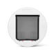 image 6 of Cat Mate Large Glass & Wall Fitting Cat Flap – White (357W)