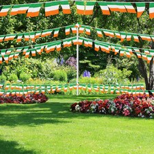 Ireland Flag Rectangle Party Bunting 10m with 20 Flags