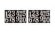 image 2 of Amscan Sparkling Celebration Garland - Black/White - One Size