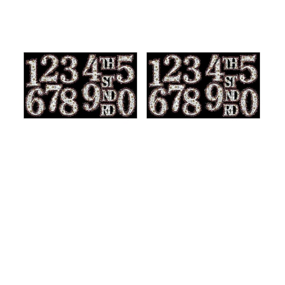 image 1 of Amscan Sparkling Celebration Garland - Black/White - One Size