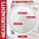 image 2 of SPARES2GO Glass Turntable Plate for Russell Hobbs Microwave Y Type Glass Dish Tray (9.65" / 24.5cm / 245mm)