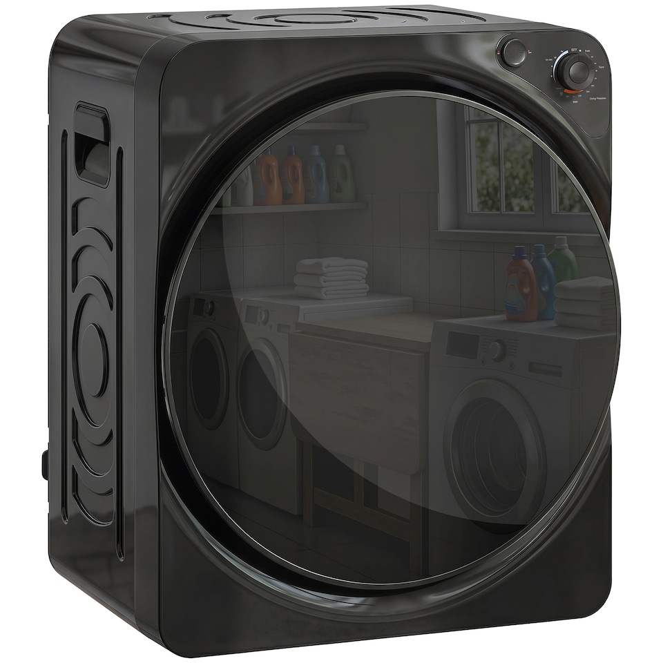 image 1 of HOMCOM 5kg Vented Tumble Dryer, Compact Dryer with 5 Drying Modes