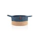 image 1 of Jute Handwoven Storage Basket (Blue)