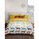 image 1 of Rapport Sausage Dog Duvet Cover Set - White/Yellow - King White | King