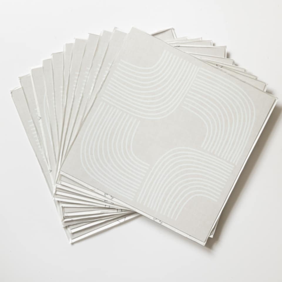 image 1 of d-c-fix Soft Angles 30.48 x 30.48cm Self-adhesive Vinyl Floor Tiles Pack 11 | 1sqm