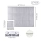 image 2 of Levede Felt Notice Board 12PCS Wall Tiles Pin Board Self Adhesive Grey 30x30cm