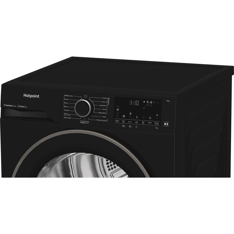 image 1 of Hotpoint CHD94MBBSUK 9kg Load Heat Pump Tumble Dryer HomeWhiz Black