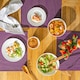image 5 of Bormioli Rocco Toledo Glass Dinner Plates - 25cm - White - Pack of 6 White