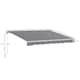image 3 of Outsunny Garden Sun Shade Canopy Retractable Awning, 2.5 x 2m Grey | Dark Grey
