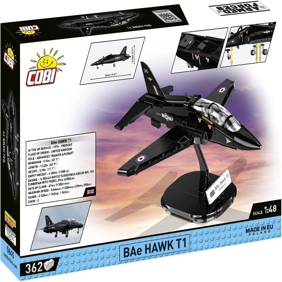 image 1 of Cobi - Armed Forces - BAE HAWK T1 (362 Pieces)