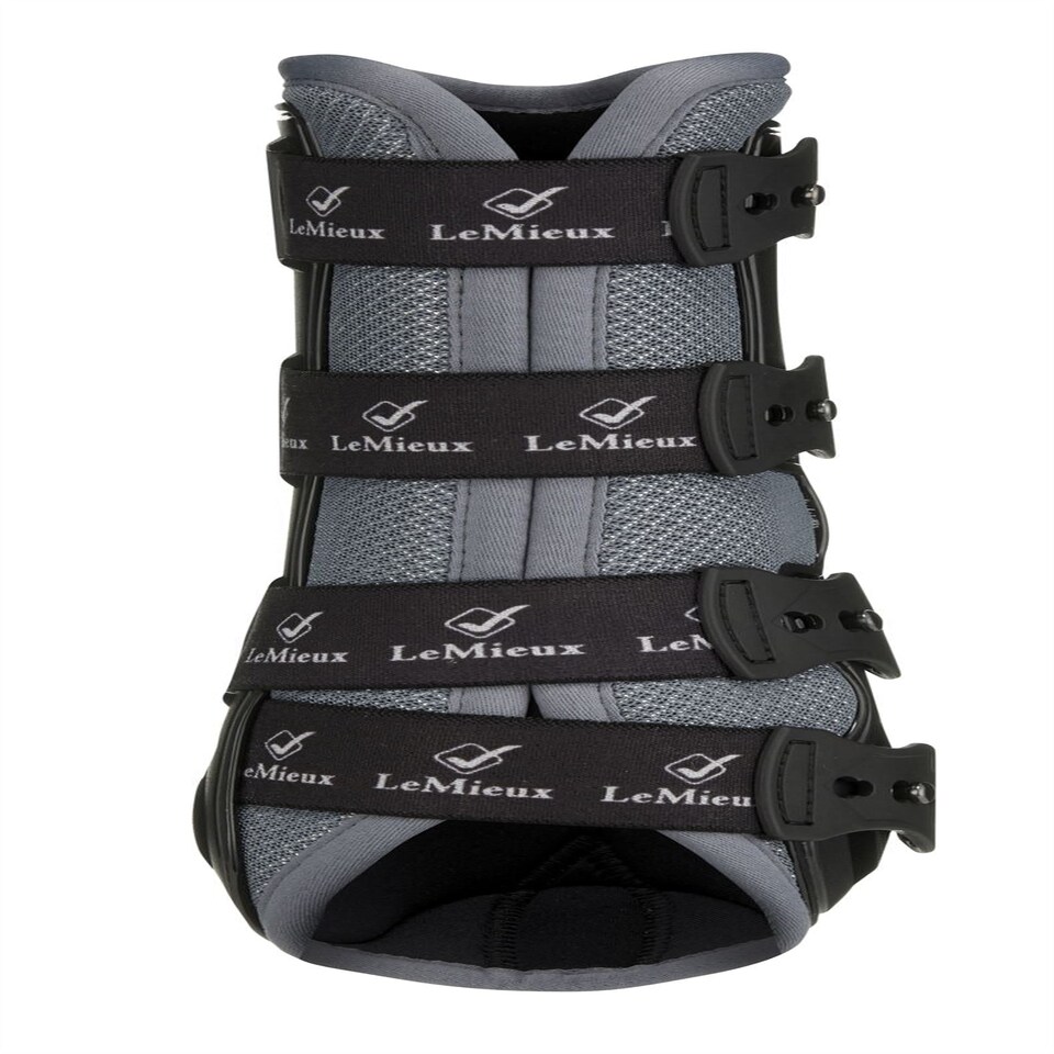 image 1 of LeMieux Ultra Mesh Snug Boots Front Grey | Large