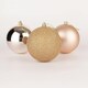 image 1 of Baubles Champagne 10cm - 3-Piece Set, PVC