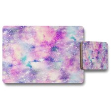 Starry Galaxy Print in Unicorn Colours (Placemat & Coaster Set)