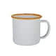 image 4 of Argon Tableware White Enamel Espresso Cups - 130ml - Yellow - Pack of 6 | Yellow | Yellow