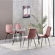 image 2 of Dining Chairs Velvet Fabric Lexi Set of 4 Pink by MCC