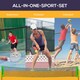 image 3 of SPORTNOW Badminton Net Set, Height Adjustable Net for Pickleball, Volleyball