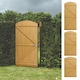 image 2 of Living and Home Semi-Braced Arch Top Wooden Garden Gate, 105x210cm