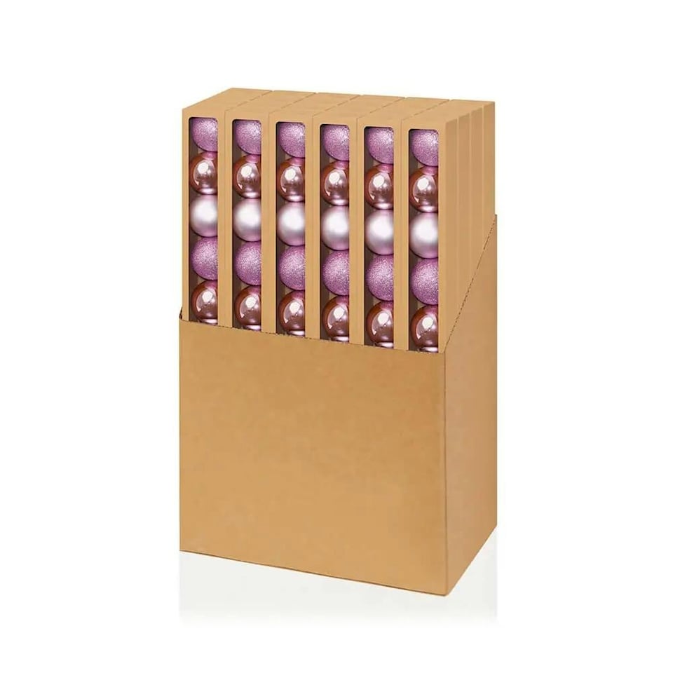 Premier 10x60mm Warm Pink Multi Finish Balls