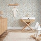 image 2 of Gorgeous Gardenia Wallpaper in Soft Pastels | Green | Green, Light, Multicoloured, Peach, Pink | 50cm x 10m