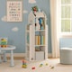 image 2 of Neo House Shaped 360° Rotating Kid's Children's Freestanding Bookshelf | Blue | Blue