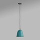 image 3 of ValueLights Contemporary Speckled Green Dome Ceiling Pendant Light Fitting