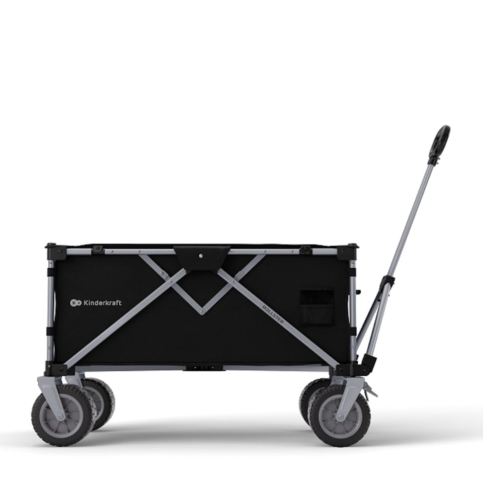 image 1 of Kinderkraft ROLLSTER Foldable Touring Wagon | Black | Mystic Black