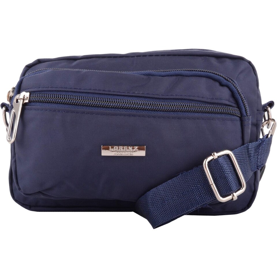 image 1 of Lorenz Travel / Holiday Combi Cross Body / Across Body / Bum Bag / Waist Bag | Blue | Navy