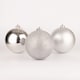 image 3 of 60mm/18Pcs Christmas Baubles Shatterproof Silver,Tree Decorations
