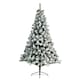 image 1 of 4ft Snowy Imperial Pine White Green Fir Artificial Christmas Tree