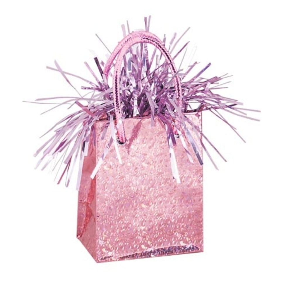 Pastel Pink Gift Bag Balloon Weight 160g