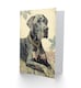 image 2 of Great Dane With Elegant Floral Pattern Dog Lover Greeting Card