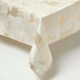 image 1 of Homescapes Gold Stag Christmas Table Cloth - 132 x 274 cm Gold