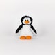 image 2 of Warmies Black and White Penguin Plush Mini Size, Fully Microwavable and Weighted Cuddly for Anxiety, Chill in The Freezer or Heat in Microwave, Soft Heat Pad