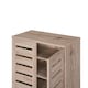 image 6 of Euston Modern 2 Door Shoe Storage Cabinet Brown