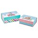 image 3 of 2 Pcs Christmas Xmas Luxury Gift Hamper Present Box Stacking Nest Magnetic Lid | Multi | Christmas House