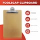 image 2 of Janrax Foolscap MDF Clipboard with Butterfly Clip (A4 Plus)
