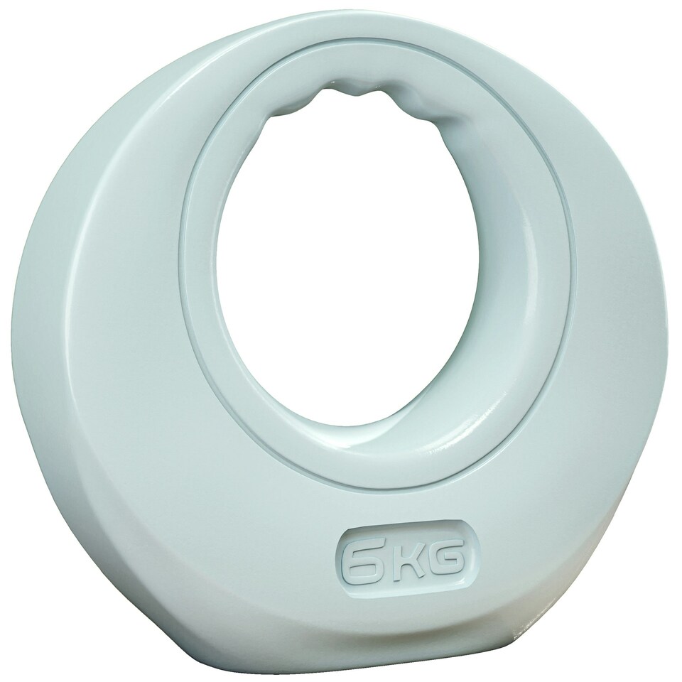 image 1 of SPORTNOW Kettlebell for Weight Lifting and Strength Training Grey | 6