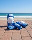 image 6 of CORE Kids Junior Triple Pad Set (Knee/Elbow/Wrist) + Carry Bag