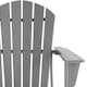 image 10 of Garden Chair - Adirondack design, high backrest, wide armrests Grey | Light Grey