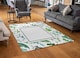 image 2 of Green Leaves Designer Rug | Multi
