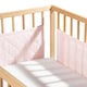 image 3 of Airwrap™ 4 Sided Cot Liner - Bumper Alternative, Soho Pink