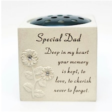 Diamante Sunflower Rose Bowl 14 x 15cm - Special Dad DF15065-D