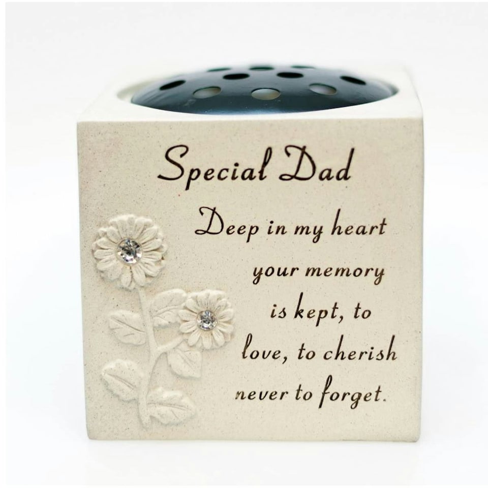 Diamante Sunflower Rose Bowl 14 x 15cm - Special Dad DF15065-D