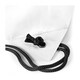 image 2 of BagBase Budget Water Resistant Sports Gymsac Drawstring Bag (11 Litres) - White - One Size | Multi | One Size