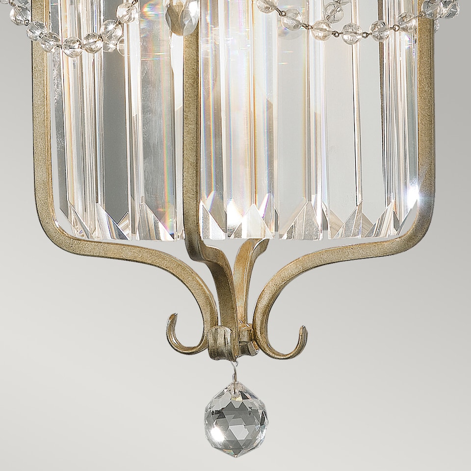 image 1 of Gianna 1 Light Ceiling Pendant Silver, E27