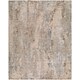 image 2 of LIVABLISS Arda-Abstract Modern Marble Fringe Rug 200 x 290 cm | Taupe Grey Brown